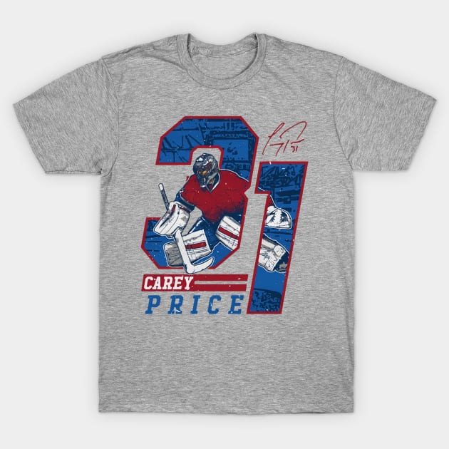 Carey Price Montreal Offset T-Shirt by Erianna Bee